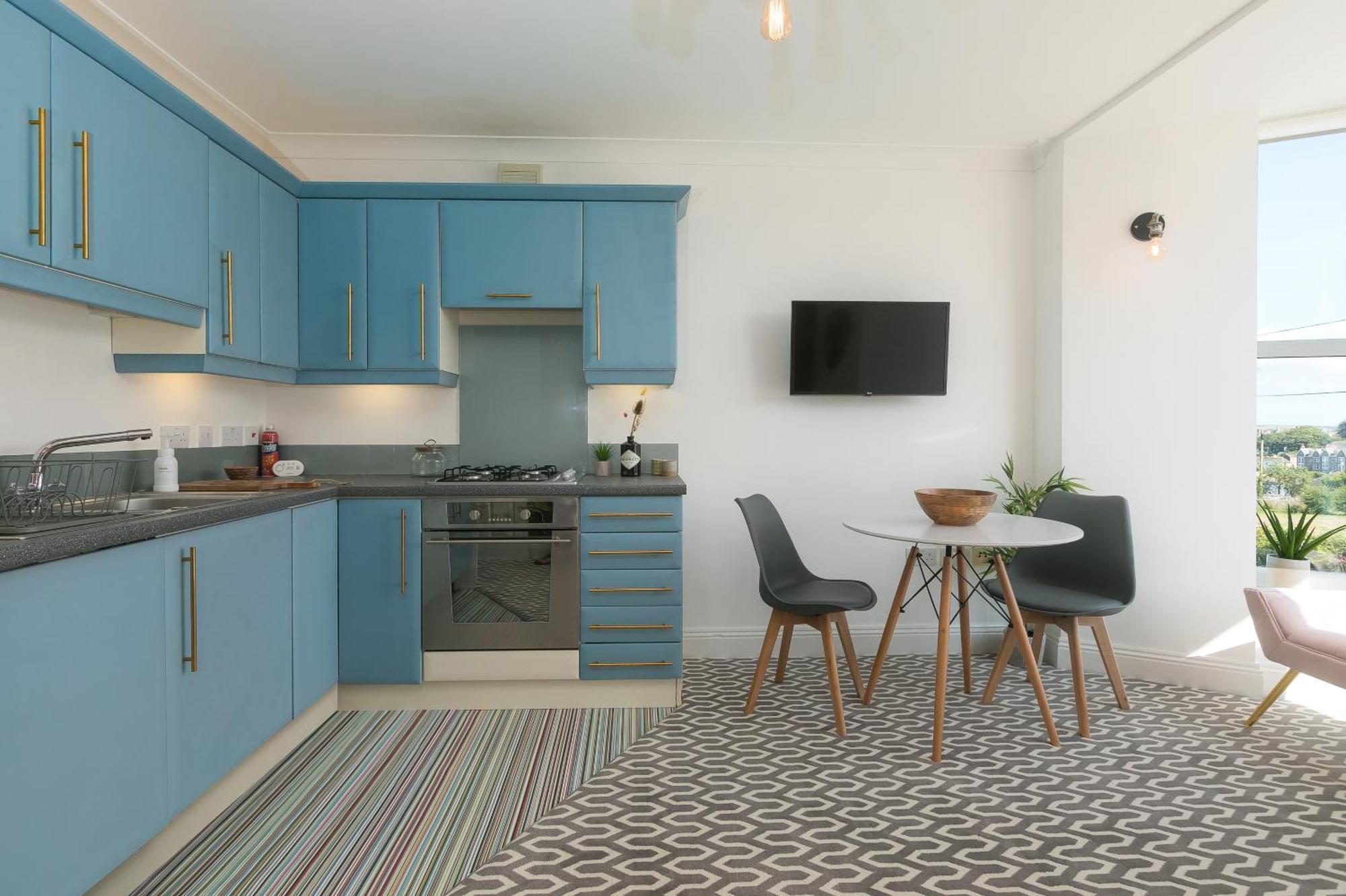 Apartament Seabreeze 3 - Seaview & Parking St Ives Zewnętrze zdjęcie