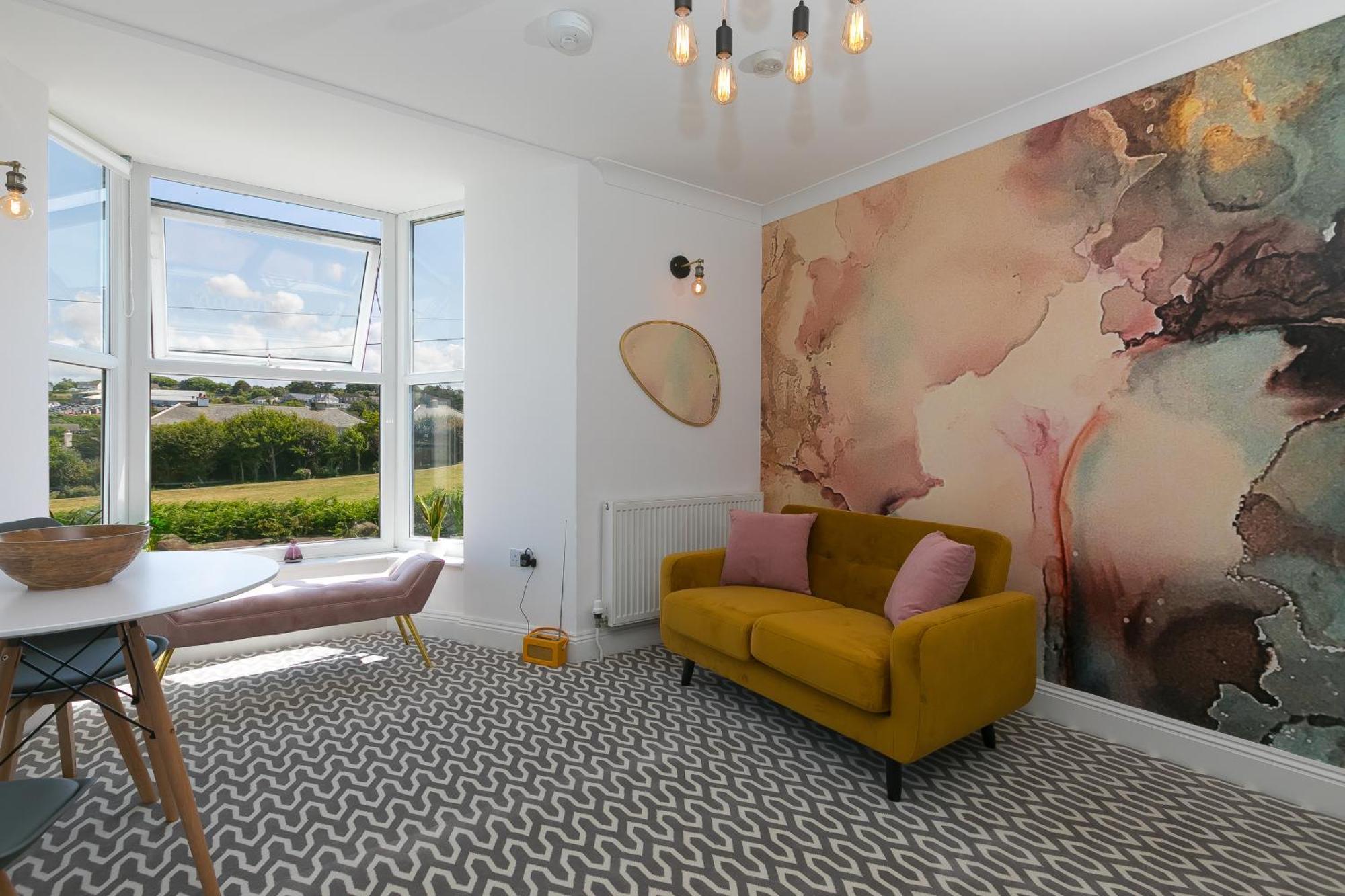 Apartament Seabreeze 3 - Seaview & Parking St Ives Zewnętrze zdjęcie