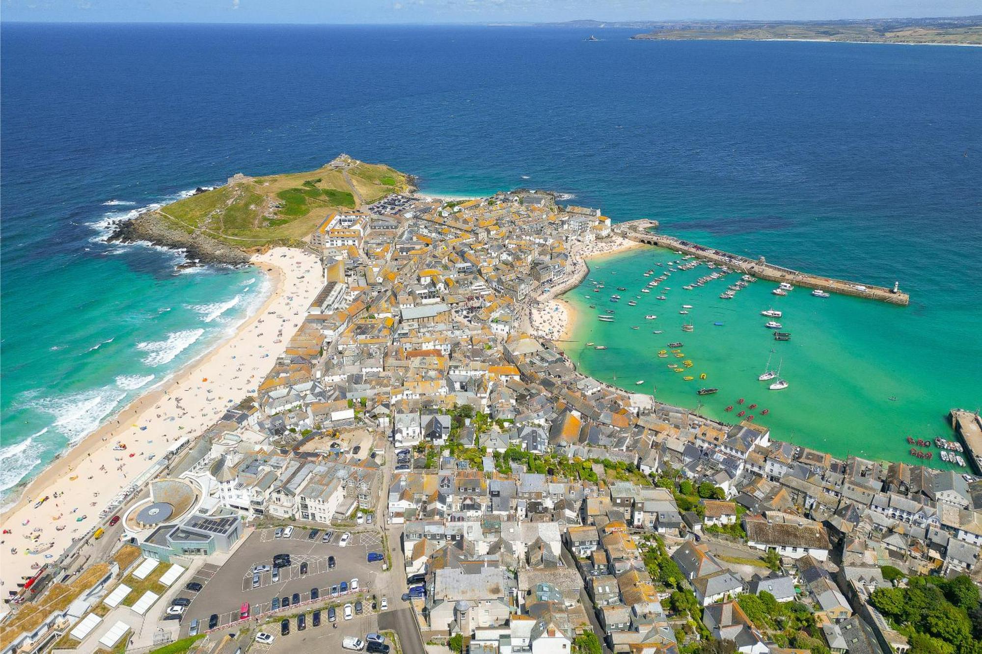 Apartament Seabreeze 3 - Seaview & Parking St Ives Zewnętrze zdjęcie